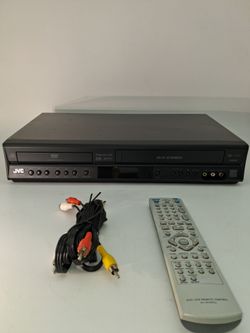 JVC VCR/DVD Player with remote and cable.  Works Fine!
