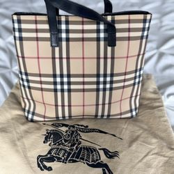 Burberry Nova Check Classic Tote Bag 