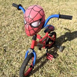 For sale: Spider-Man bicycle, 12-inch wheels