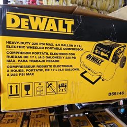DeWalt New Compressor 4.5 Gallons 