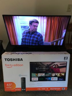 Toshiba fire TV edition 43 inch Adult owned in very good condition complete with box Original owner