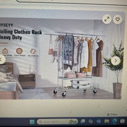 Heavy Duty Clothing Rack New In Box 