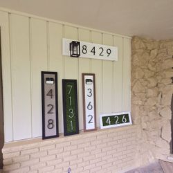 HOUSE PLATE NUMBERS(AVAILABLE NOW)