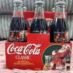 Coca Cola Christmas 1997 Bottles 
