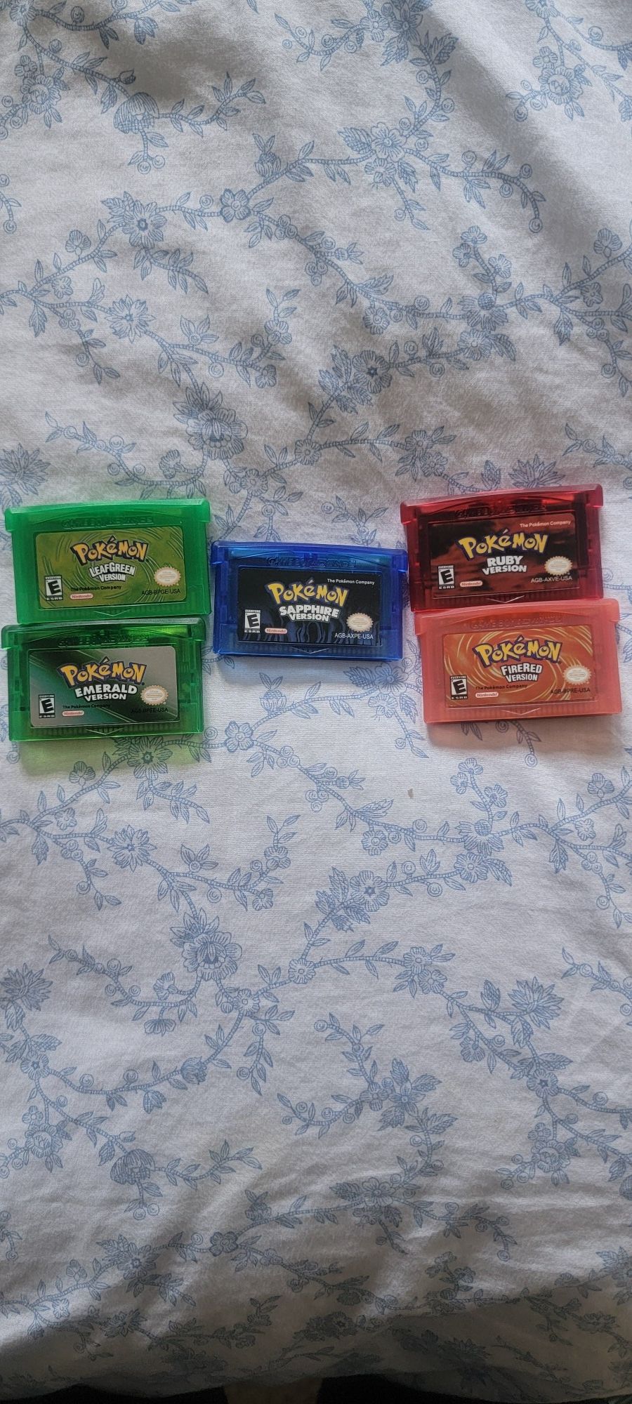 Pokemon GAMEBOY ADVANCE GAMES