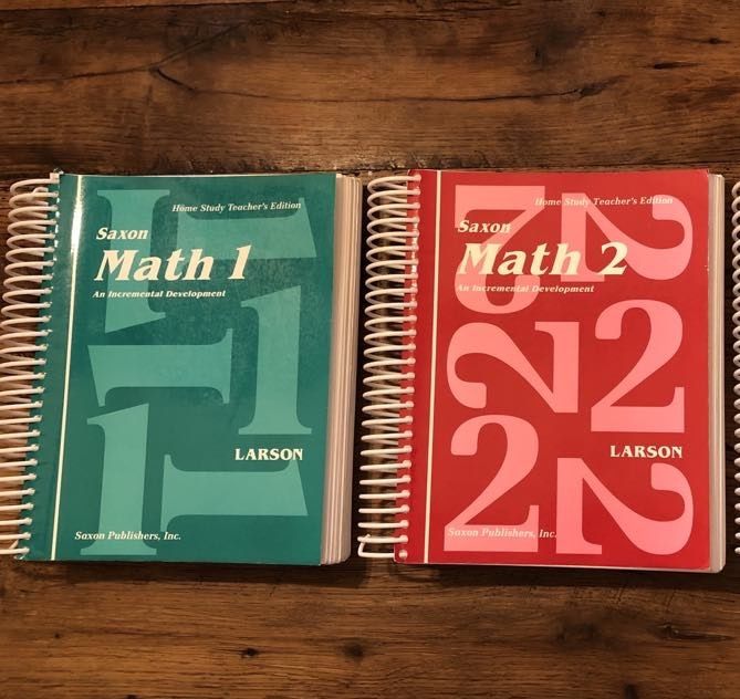 SAXON MATH TEACHER BOOKS