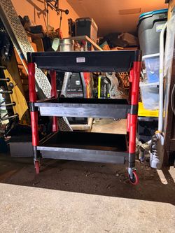 3-Shelf Utility Cart with Casters