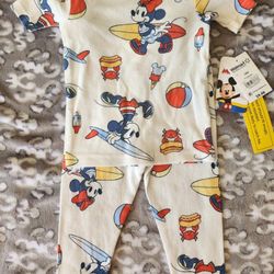 Mickey & Minnie 2 Piece Sleep Set