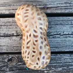 Vintage 2pc Ceramic Peanut Dish