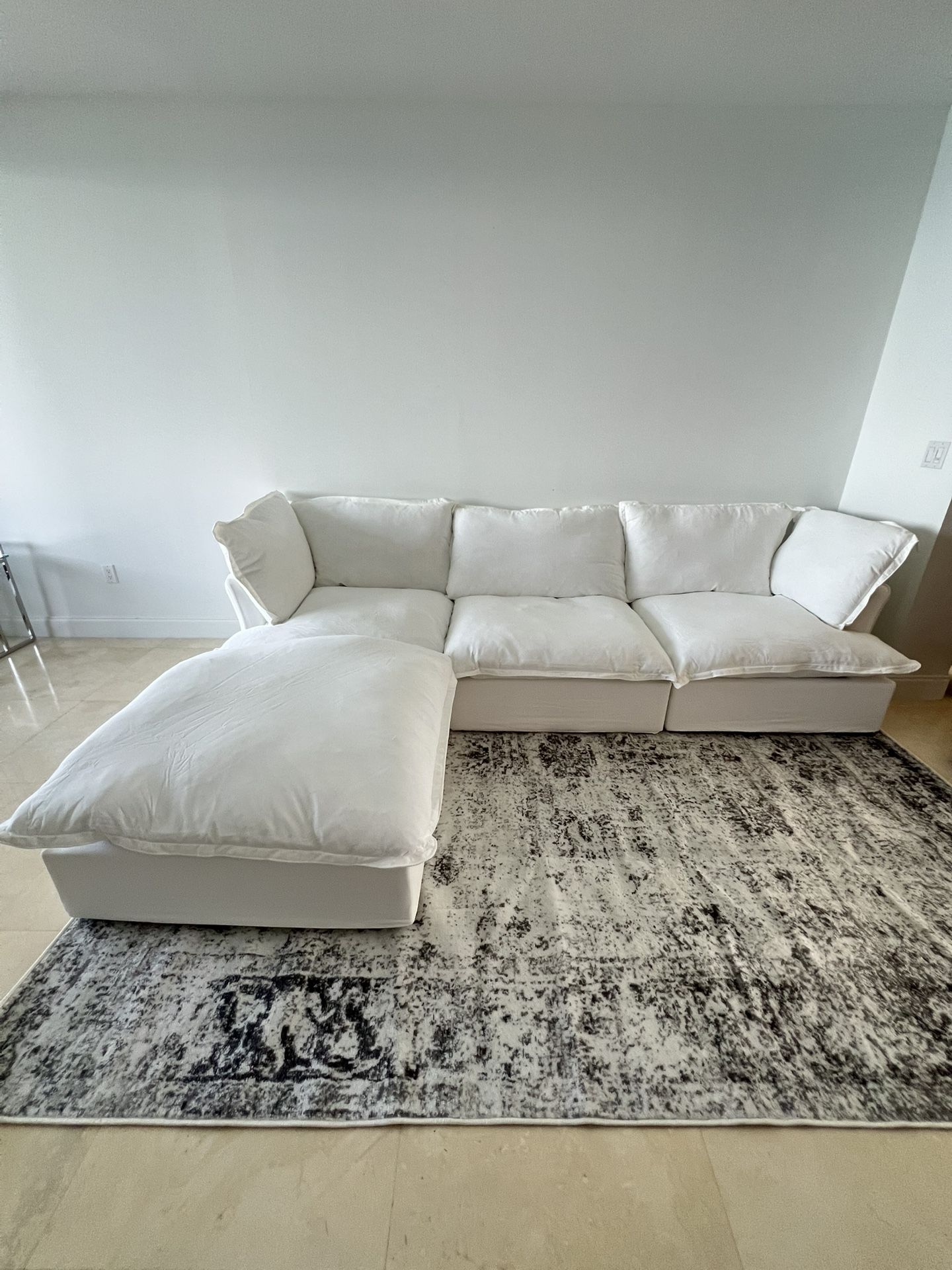 White Cloud Sectional (NEW IN BOXES)