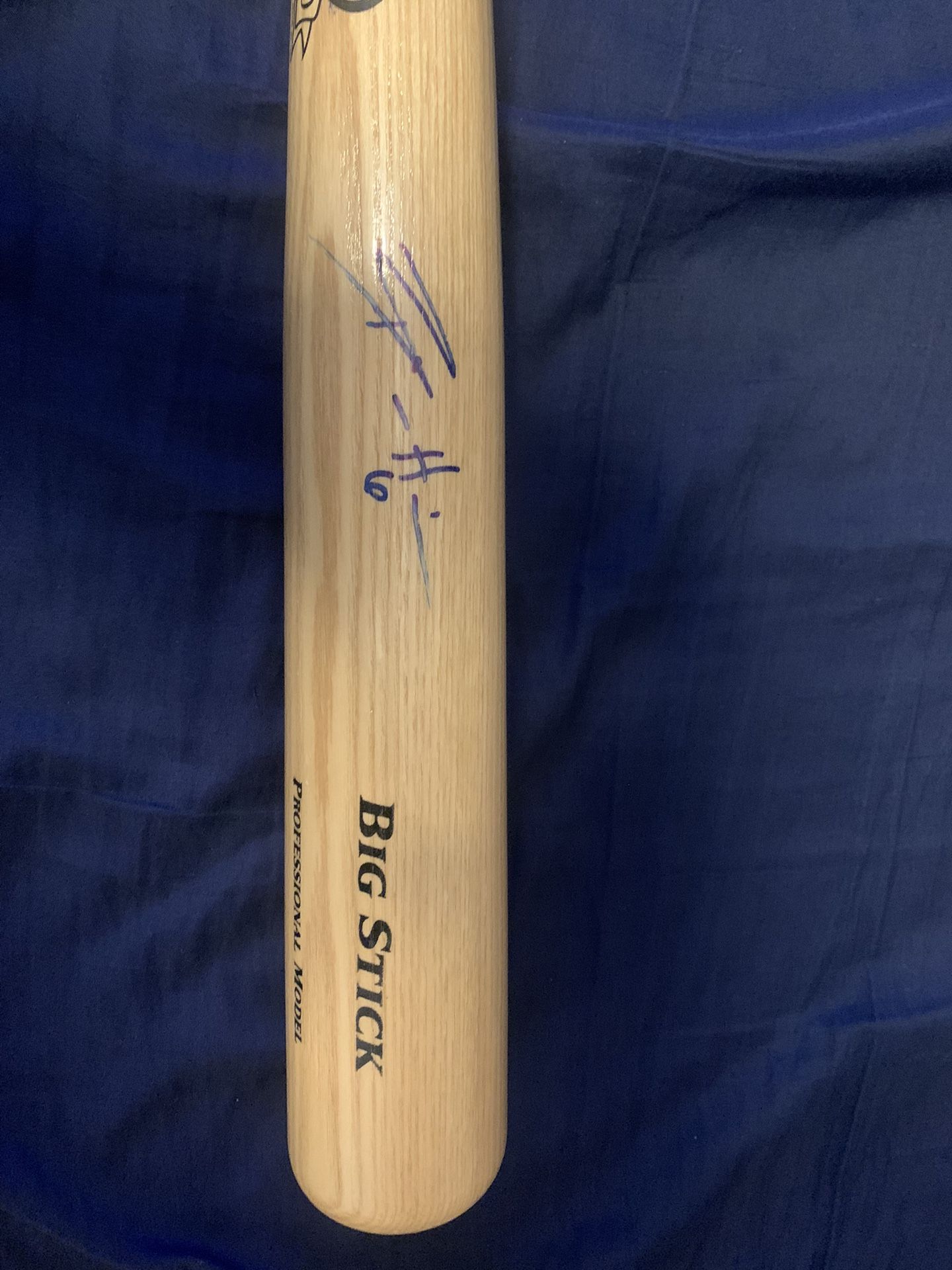 Billy Hamilton Signed Baseball Bat