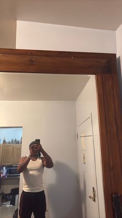 Large Wood Frame Wall Mirror