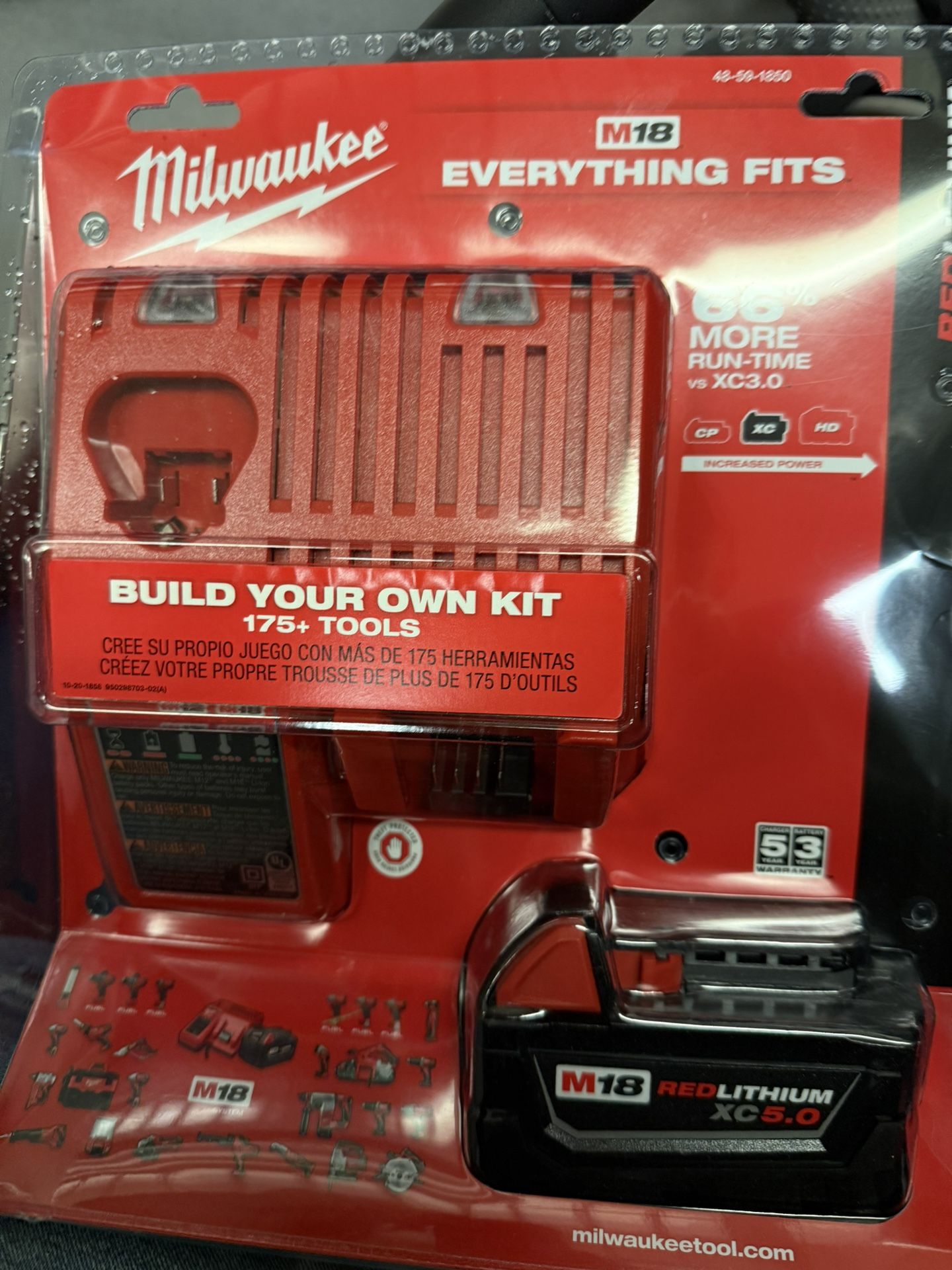 Milwaukee Red Lithium XC5.0 Kit
