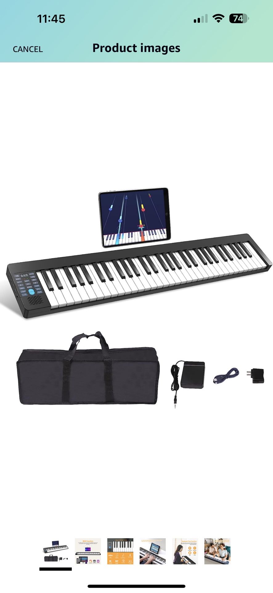 Electric Keyboard Piano