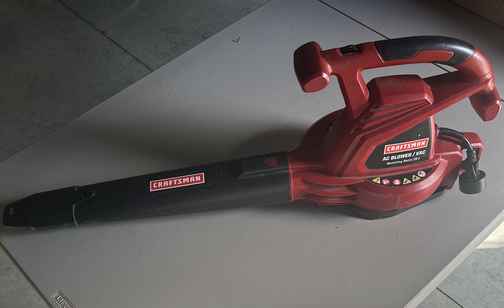 Craftsman Corded Electric Blower/Vac – Powerful 3-in-1 Tool