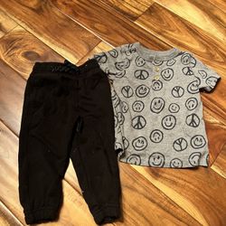 Baby boy garanimals smiley face outfit. Size 18 months