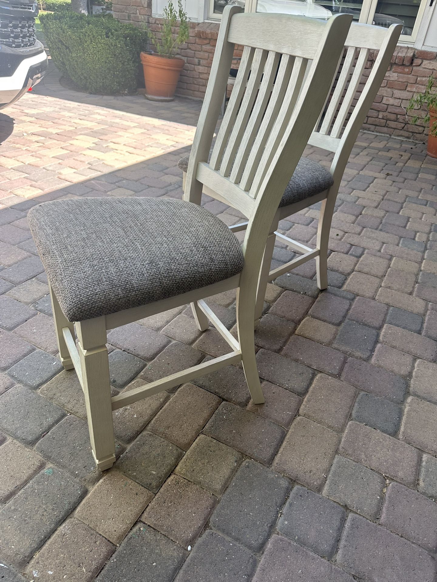 White Bar Stools