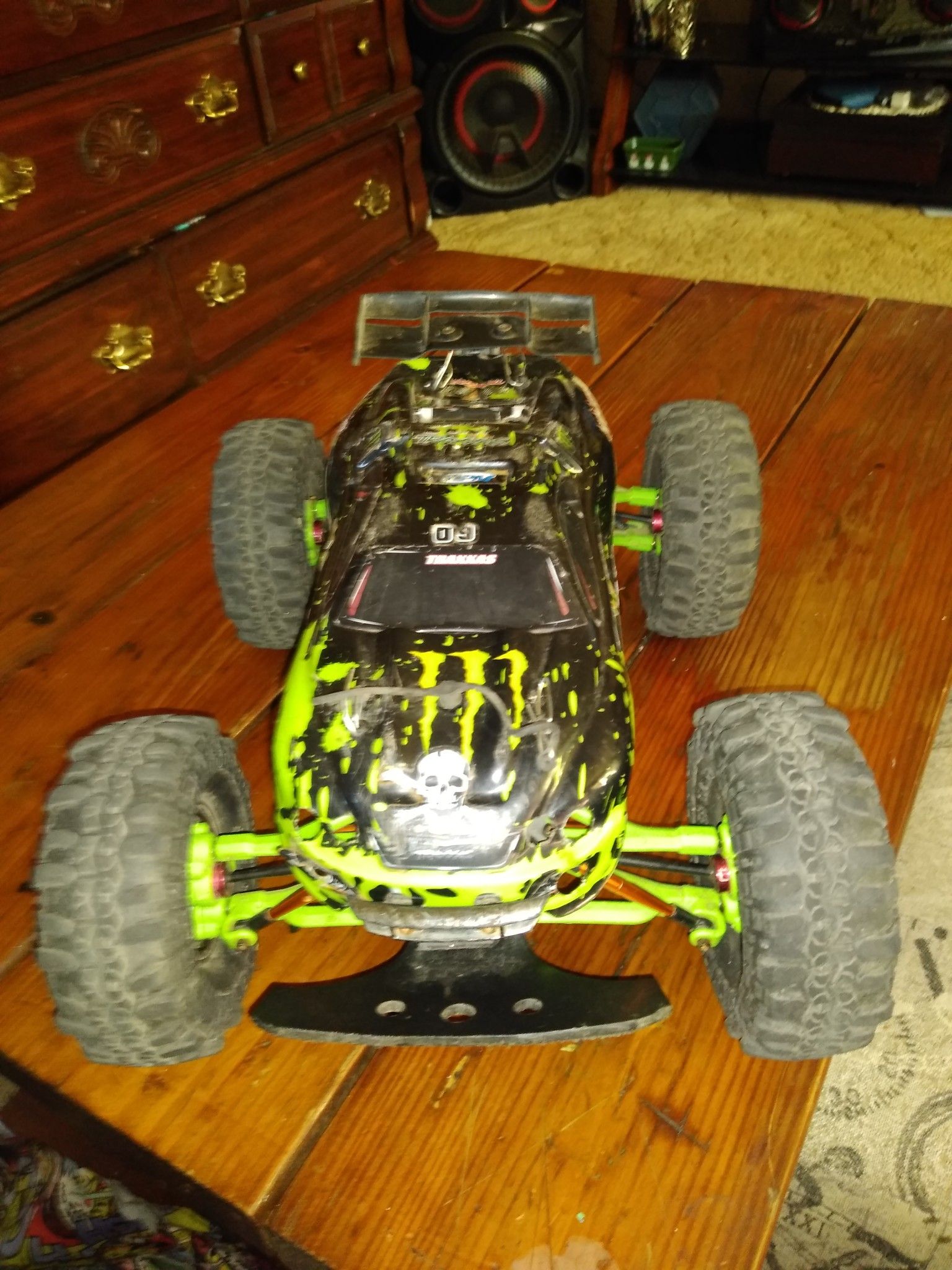 Traxxas mini e Revo convrterted to a brushless setup