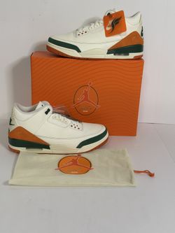 BRAND NEW SOLE FLY x JORDAN 3 “MIAMI” FOR SALE! MEN SIZE 12 $400