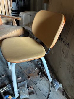 Vintage Chair with Metal Legs