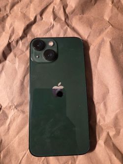 Apple iPhone 13 Mini (Green) w/ USB charger and case