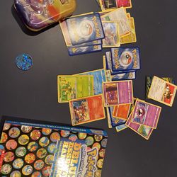 Pokémon Cards And Book