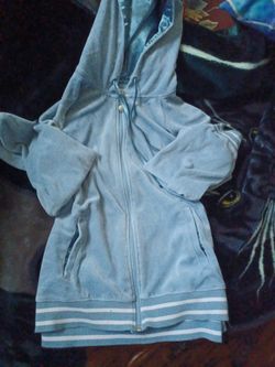 Velour Baby Blue Jacket
