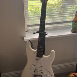 Electric Guitar And Stand