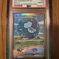 PSA 10 MEW ex Paldean Fates #232