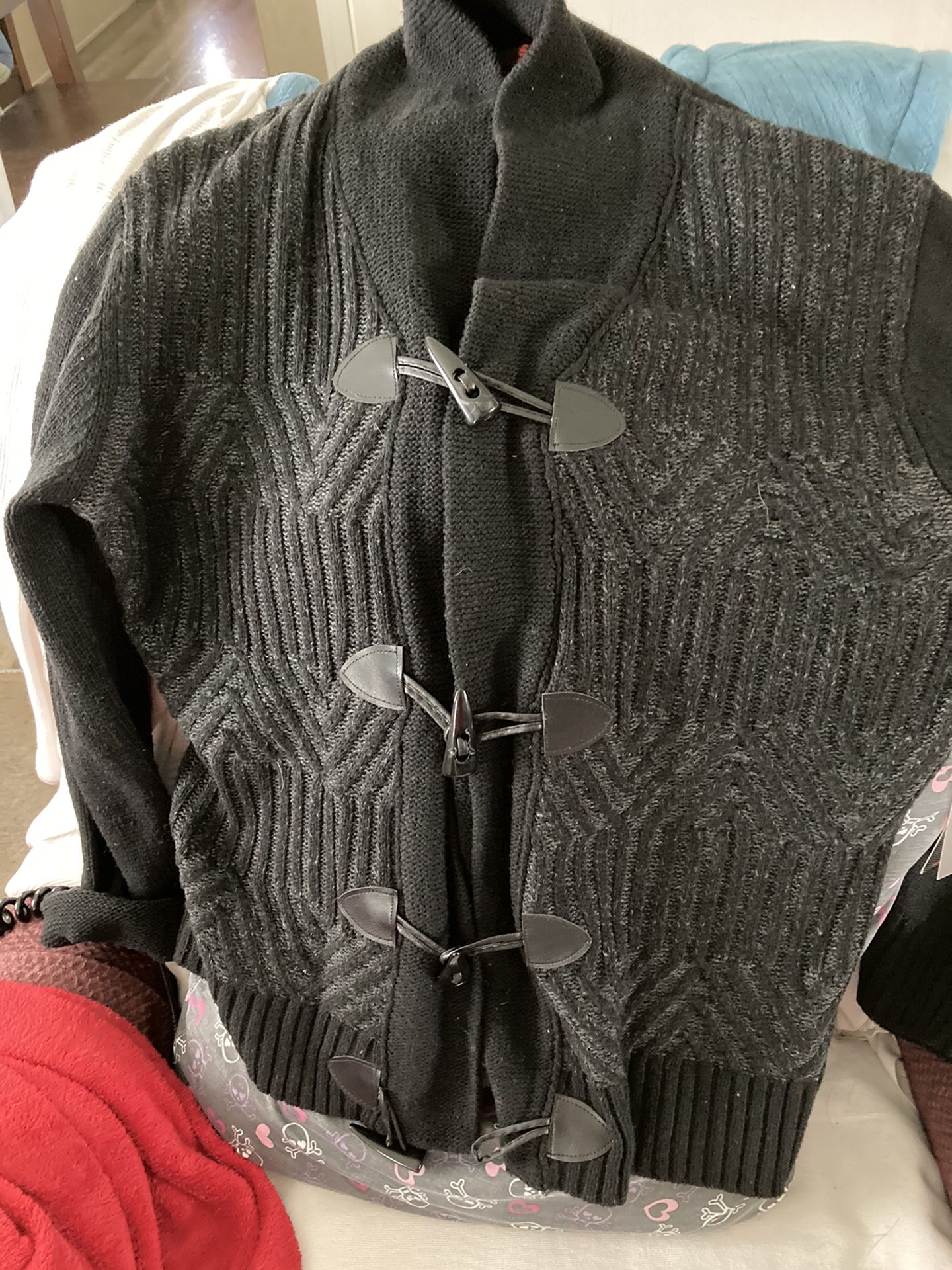 Brand New Black Men’s Sweater...Size L…