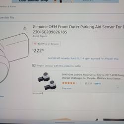 New OEM 2019-2024 BMW Parking Sensor 