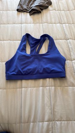 Blue Racerback Sports Bra