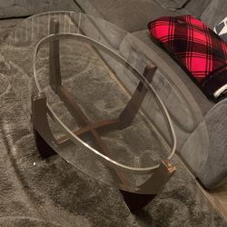 Brown Coffee Table with Side Tables