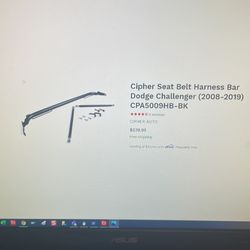 Cipher Seat Belt Harness Bar