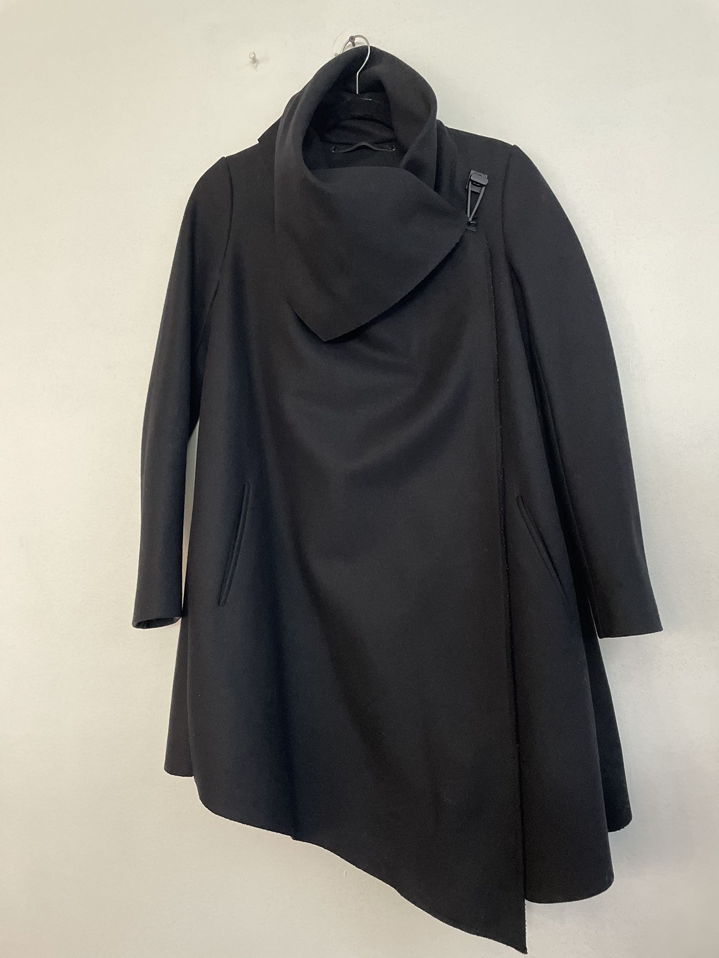 ALL SAINTS CITY MONUMENT COAT BLACK US UK XS No