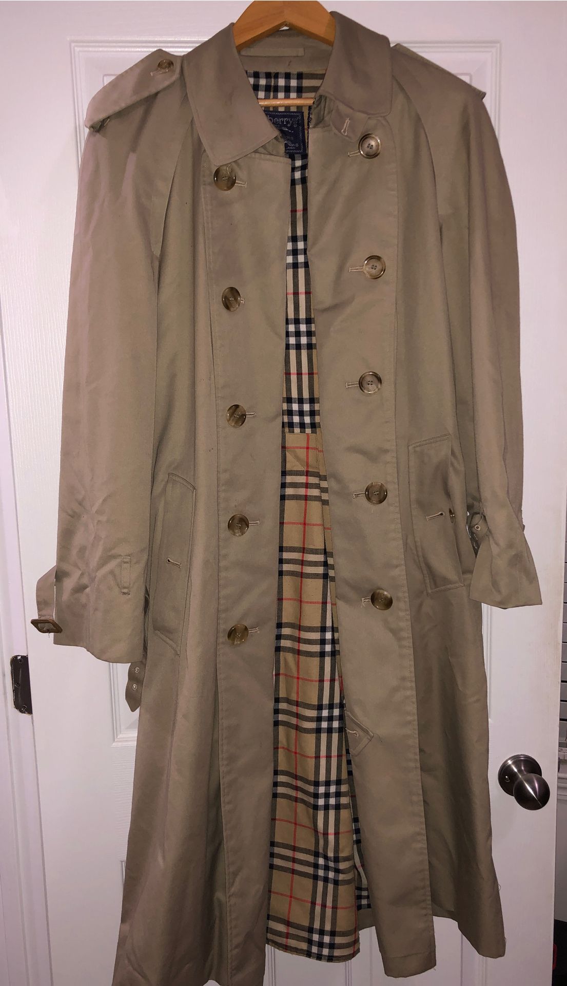 Mens/Womens Burberry Trench Coat Jacket Size L