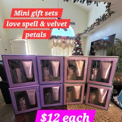 Vs Gift Sets 12 Each.. Velvet & Love Spell