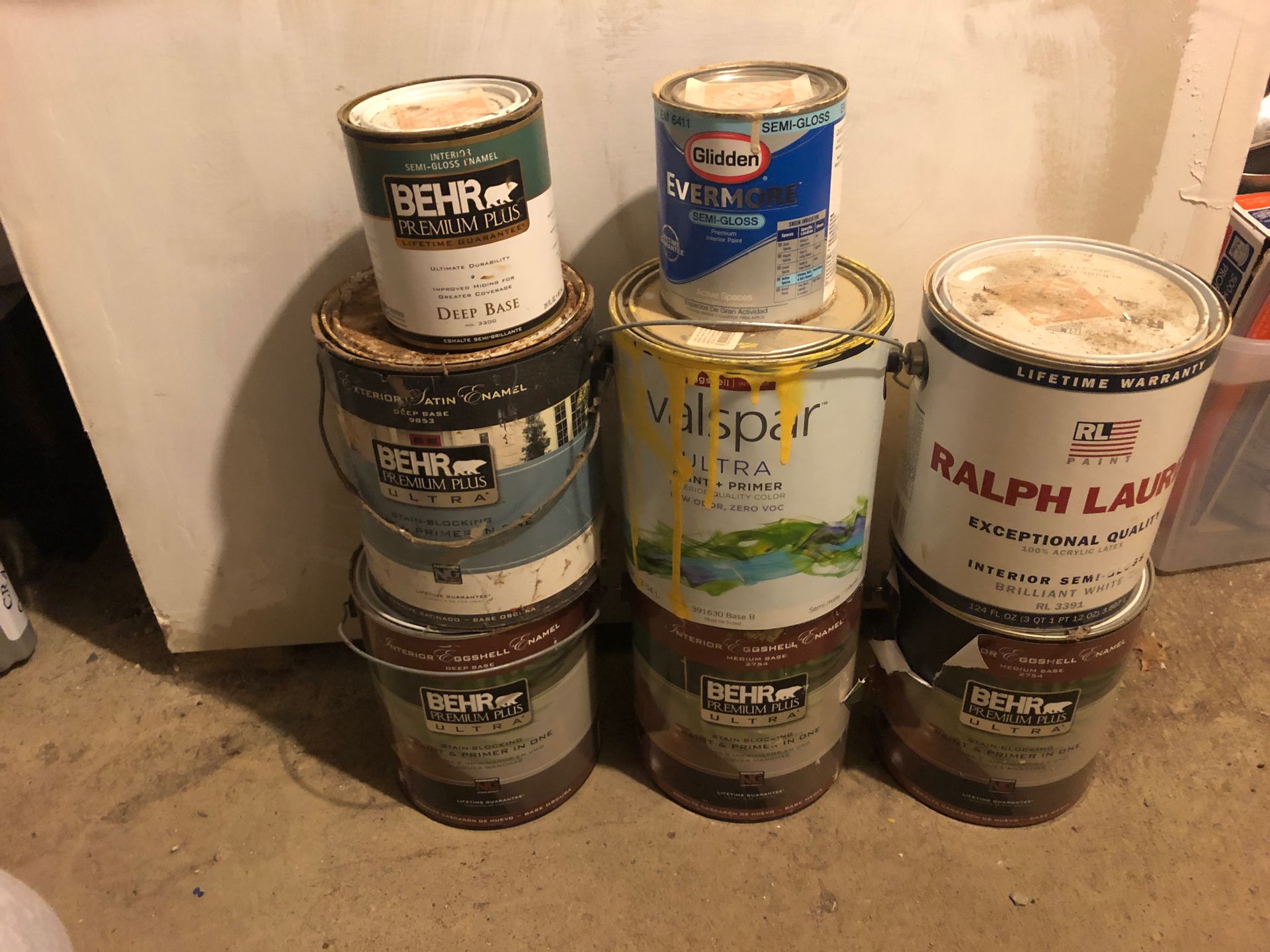 Free Paint, assorted colors and quantity
