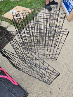 Black Wire Dog Crate Panels (set of 2)