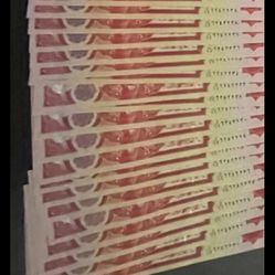 20 Of (25.000) Iraqi Dinar all In Sequence Numbers Uncirculated # 21 To # 40