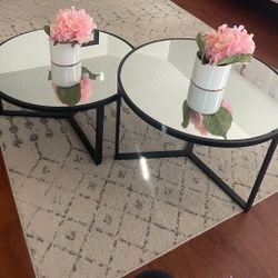 Two Mirror Tables