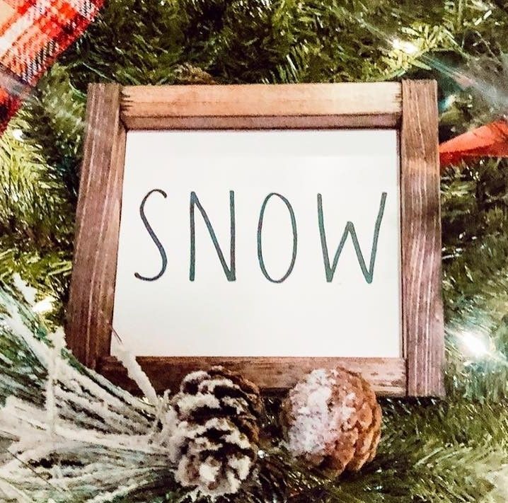 Holiday Christmas Farmhouse Rustic Wood Wall Signs 