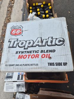 CASES OF CONOCO PHILLIPS 66 TROPARTIC 5W20 MOTOR OIL