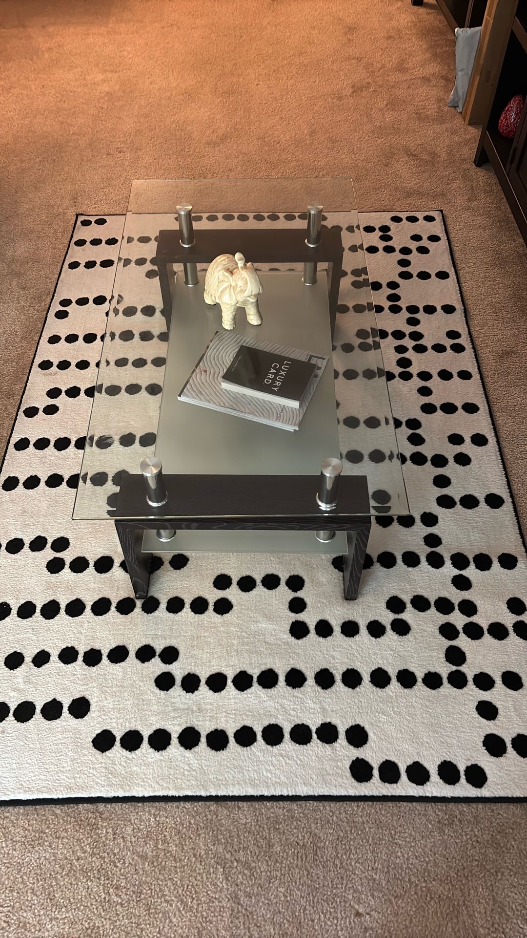 Coffee Table With Glass
