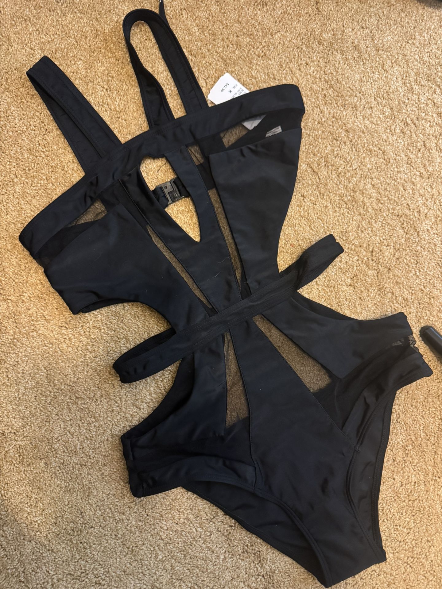 New With Tags Windsor Black One Piece Bikini Swimwear