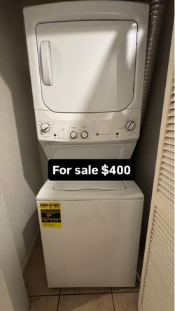 GE Stacked Washer Dryer Unit