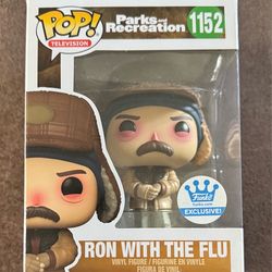 Funko Pop! Vinyl Parks and Recreation Ron With The Flu Exclusive 1152 Figure