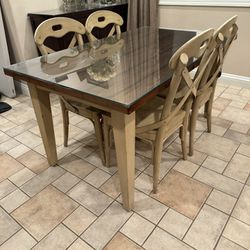 Pottery Barn Breakfast Table With Chairs