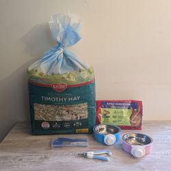 Pet care setup for bunny