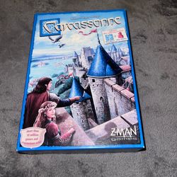 Carcassonne Board Game- Complete with The River & Abbot Mini Expansions